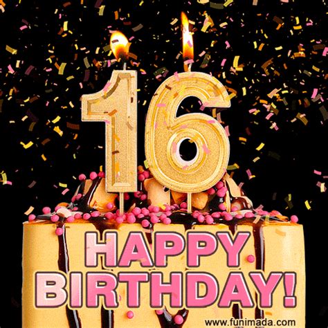 happy 16th birthday gif images|Happy 16th Birthday GIFs